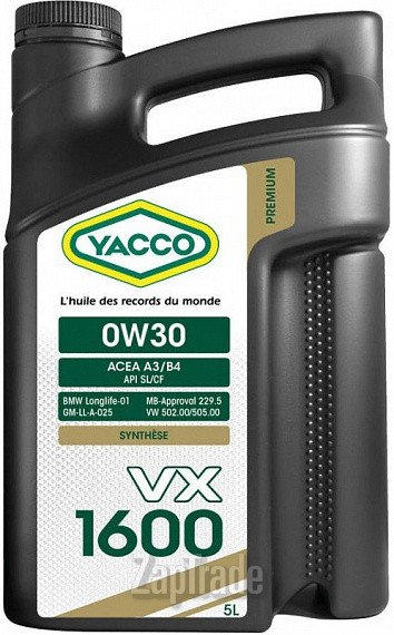 ������ �������� ����� Yacco VX 1600 ������������� | ������� 305022