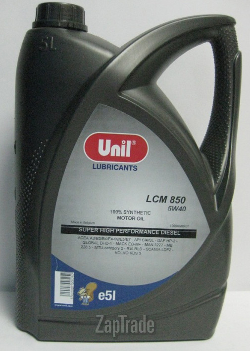������ �������� ����� Unil LCM 850 5W40 ������������� | ������� 5420007005252