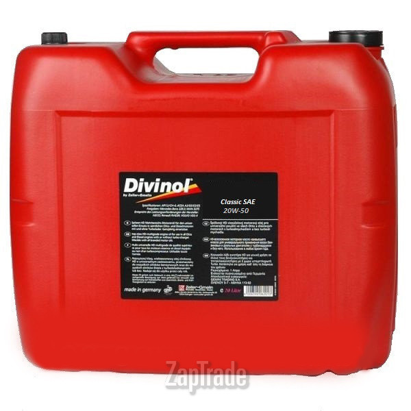 ������ �������� ����� Divinol Classic SAE 20W-50  | ������� 4963CA-K030