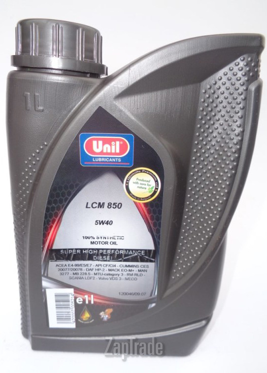 ������ �������� ����� Unil LCM 850 5W40 ������������� | ������� 5420007005214