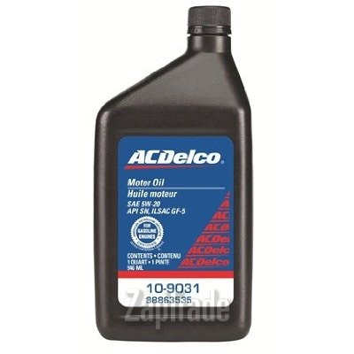 ������ �������� ����� Ac delco Motor Oil SAE 5W-20 ������������� | ������� 88863535