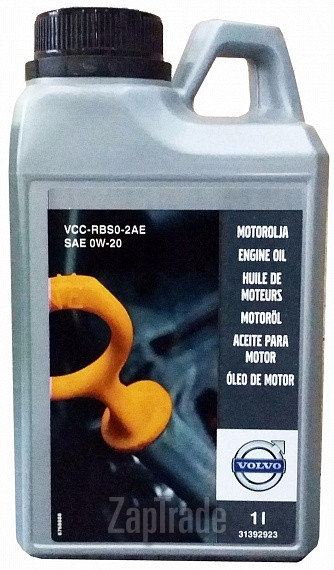 ������ �������� ����� Volvo ENGINE OIL 0W-20 ������������� | ������� 31392923