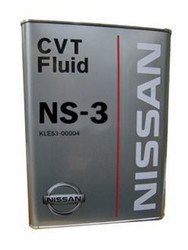 ��������������� ����� � �������� ���: Nissan ��������������� �����  CVT Fluid NS-3 (4�) ,  | ������� KLE5300004 � �������